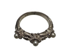 Judith Ripka 925 Sterling Silver Pearl Cable Ring Size 9