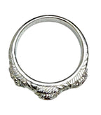 Judith Ripka 925 Sterling Silver Ruby Ring Size 9 Cable Bezel Designer