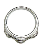 Judith Ripka 925 Sterling Silver Ruby Ring Size 9 Cable Bezel Designer