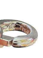 Judith Ripka 925 Sterling Silver CZ JR Logo Charm Pendant Enhancer 6.1g