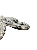 Judith Ripka 925 Sterling Silver CZ JR Logo Charm Pendant Enhancer 6.1g