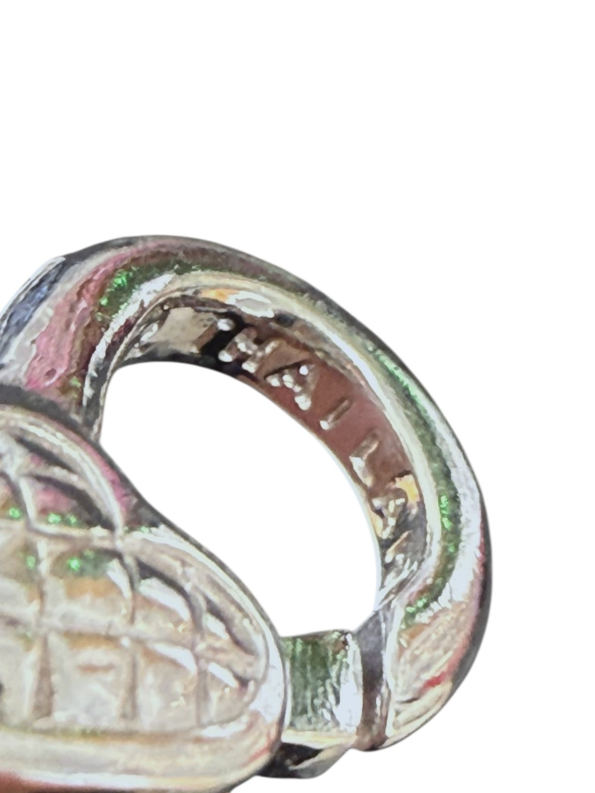 Judith Ripka 925 Sterling Silver CZ JR Logo Charm Pendant Enhancer 6.1g