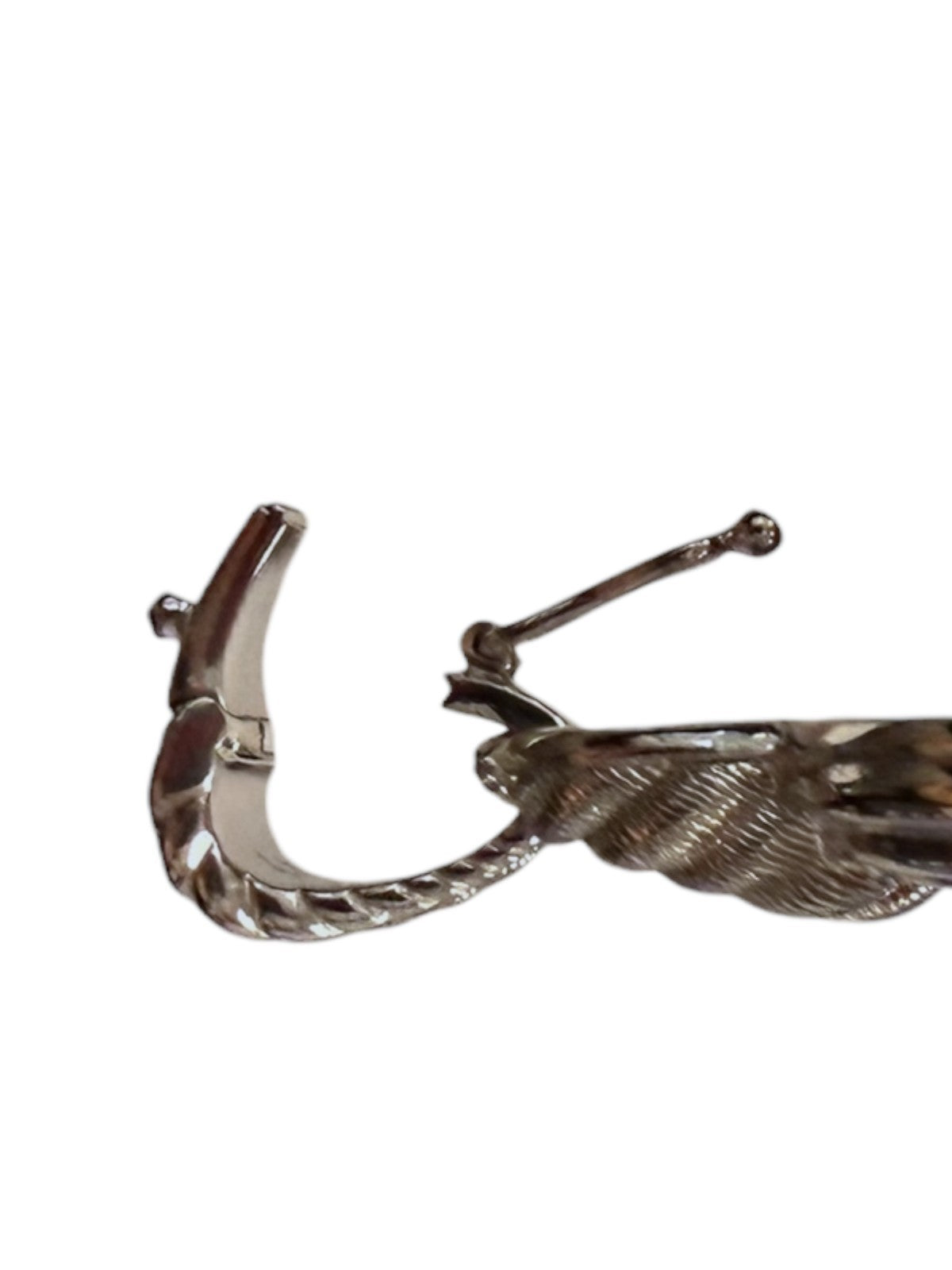 Judith Ripka 925 Sterling Silver Heart Enhancer Pendant CZ Accents 19.5g