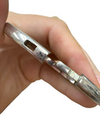 Mexico TC-116 Opal Enamel Cuff Bangle 925 Sterling Silver Bracelet 7”