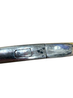 Mexico TC-116 Opal Enamel Cuff Bangle 925 Sterling Silver Bracelet 7”