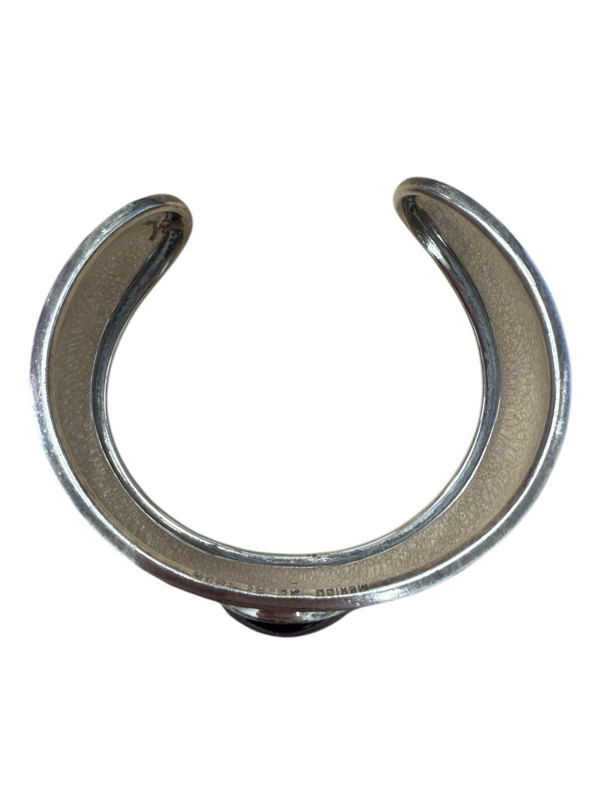 Sterling Silver Mexican Black Onyx Cuff Bracelet