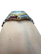 Rolex Datejust 69173 18k Gold and Silver Jubilee Bracelet with Gold Bezel