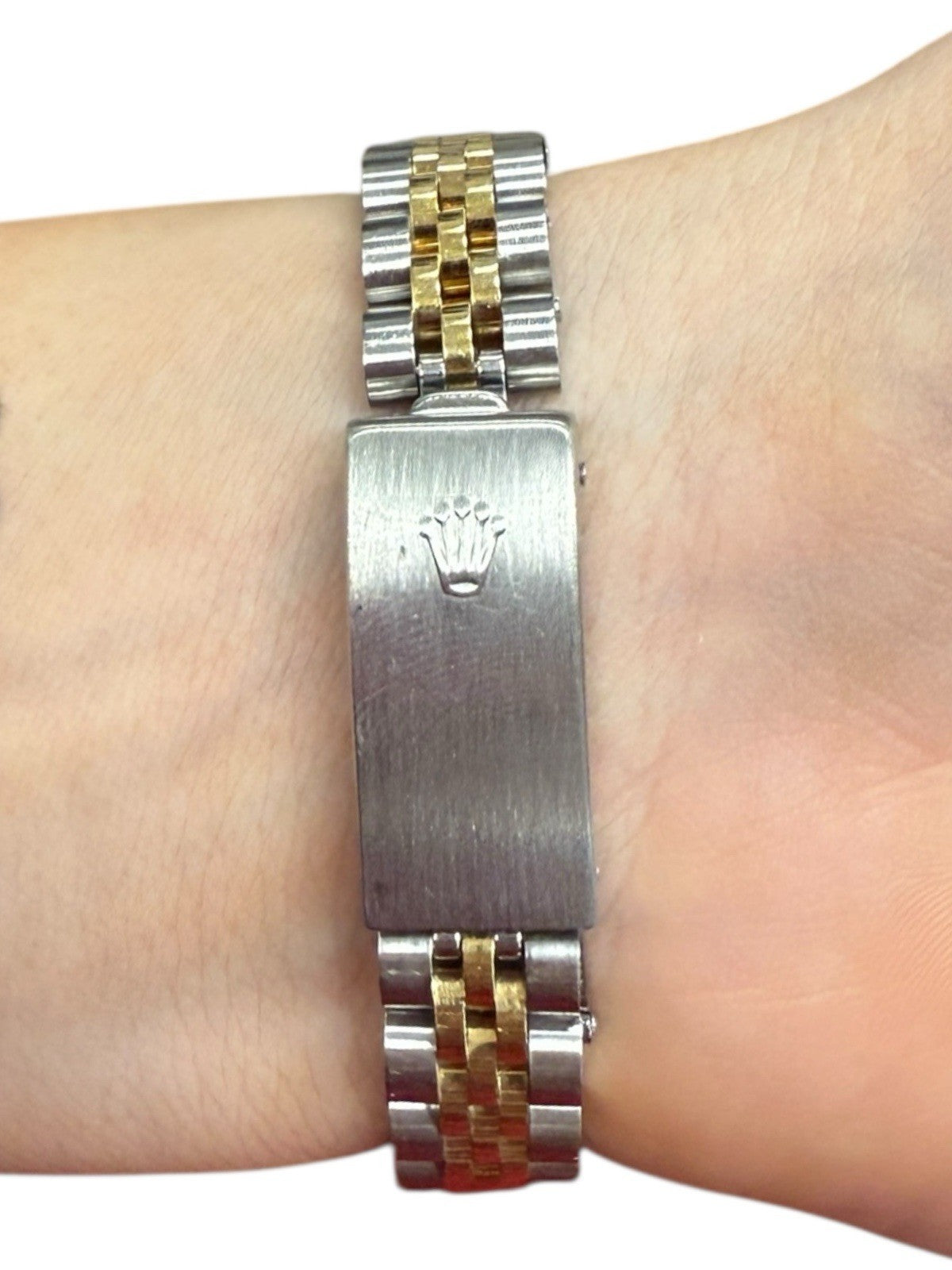 Rolex Datejust 69173 18k Gold and Silver Jubilee Bracelet with Gold Bezel