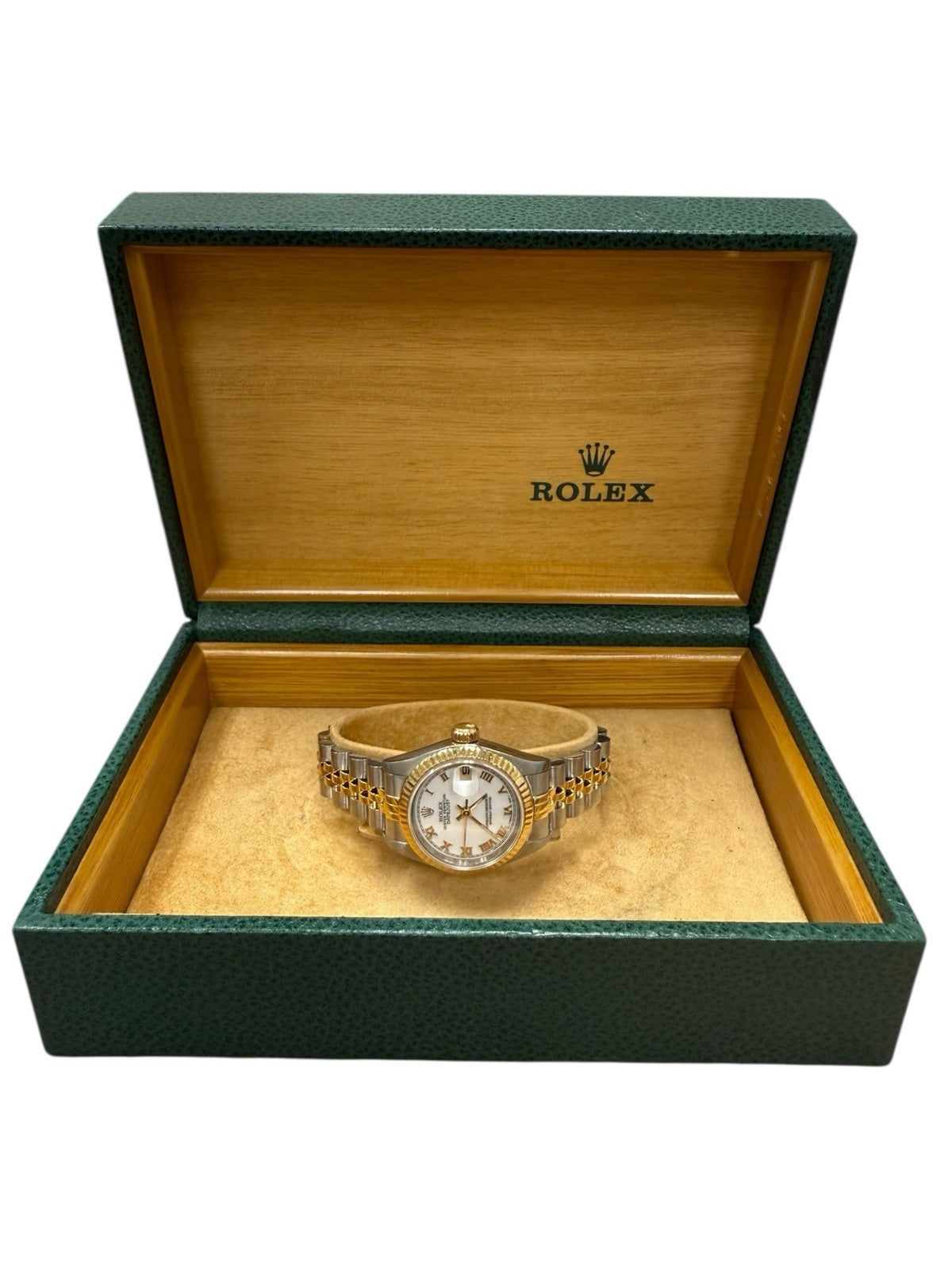Rolex Datejust 69173 18k Gold and Silver Jubilee Bracelet with Gold Bezel