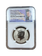 2019 S Kennedy 50C Apollo 50C Reverse Proof PF 70 ENHANCED REV PF NGC