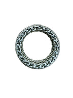 Tiffany And Co. Sterling Silver Somerset Mesh Ring 10mm Size 7.25