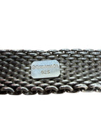 Tiffany & Co Sterling Silver Somerset Mesh Bangle Bracelet 14mm