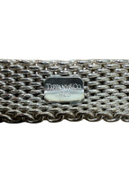 Tiffany & Co Sterling Silver Somerset Mesh Bangle Bracelet 16mm