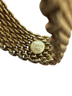 Tiffany & Co.Somerset Mesh 18k Yellow Gold 10mm Ring 13.25