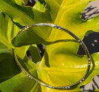 Ippolita 18K Yellow Gold 1.49 CTW Diamond Stardust Organic Bangle Bracelet 6.5