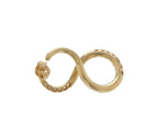 Tiffany & Co Infinity Diamond Earrings 18K Yellow Gold 0.33CTW 13.6g