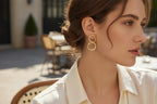 Tiffany & Co Infinity Diamond Earrings 18K Yellow Gold 0.33CTW 13.6g