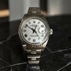 Ladies Rolex Oyster Perpetual Date Stainless Steel White Dial Ref#79240