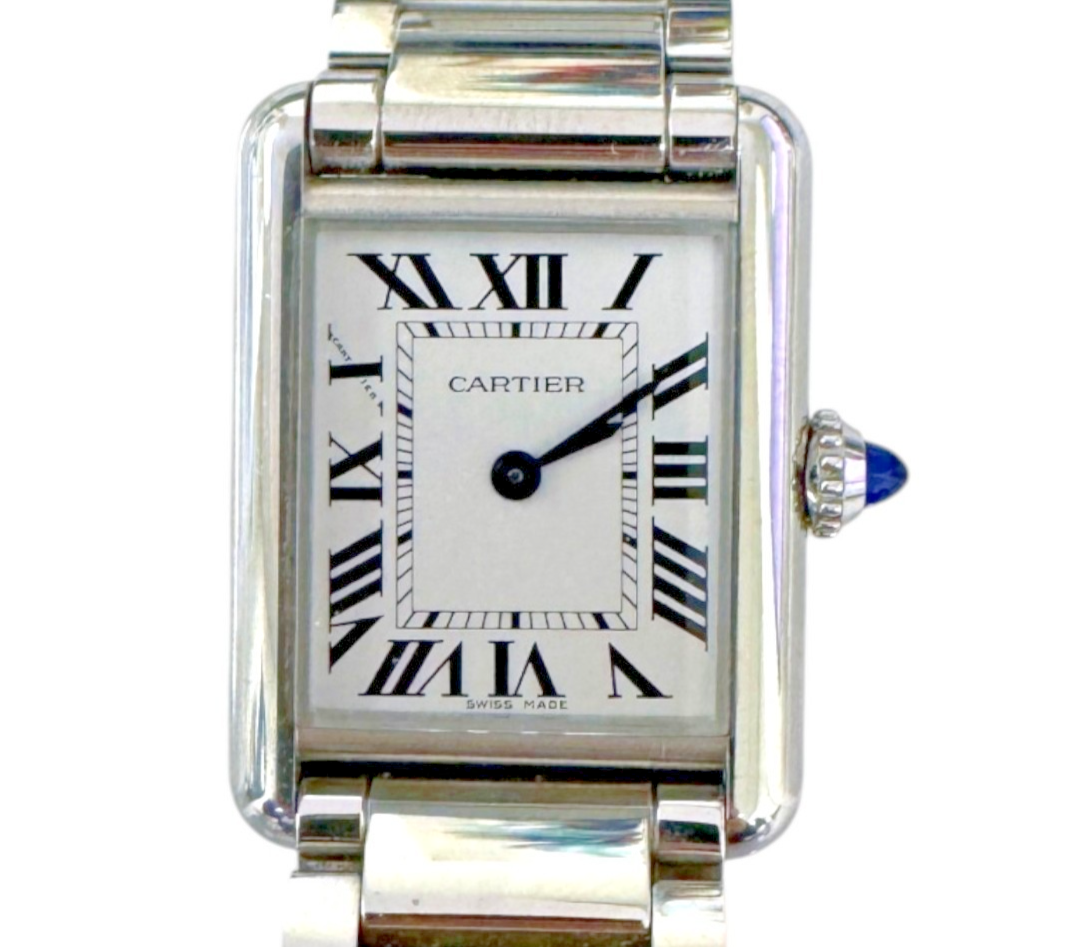 Cartier Tank Must Small WSTA0051 Stainless Steel Quartz Ladies Watch 29.5x22mm