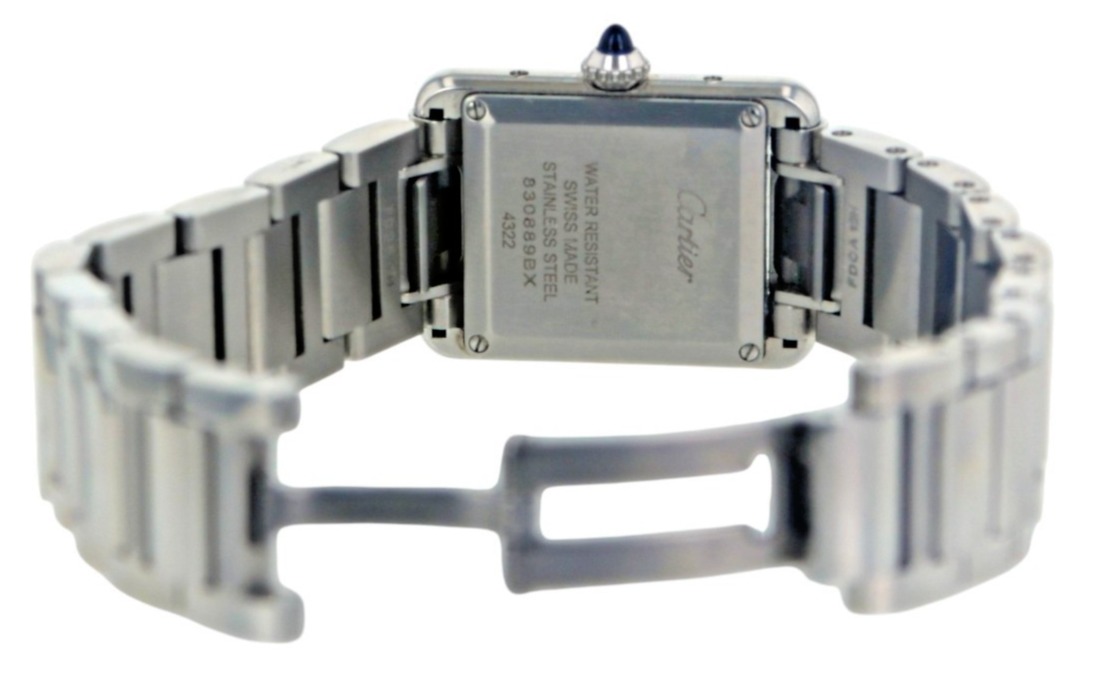 Cartier Tank Must Small WSTA0051 Stainless Steel Quartz Ladies Watch 29.5x22mm