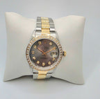 Rolex Datejust 16233 36mm Two Tone 18K Gold Diamond Dial & Bezel Serviced