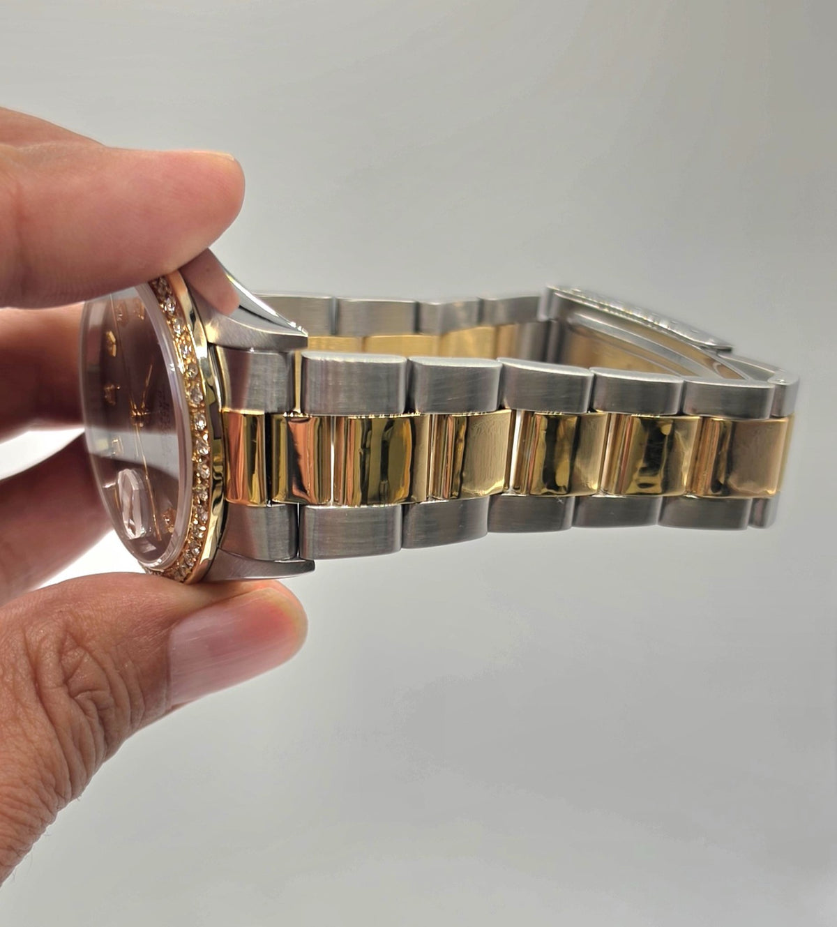 Rolex Datejust 16233 36mm Two Tone 18K Gold Diamond Dial & Bezel Serviced