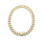 14k Yellow Gold 2.00ctw Diamond Cuban Link Bracelet, 7.5in Long