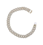 14k Yellow Gold 2.00ctw Diamond Cuban Link Bracelet, 7.5in Long
