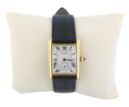 Rare 18kt Cartier Tank Louie Men's Watch Ref. 811002 with Second Hand