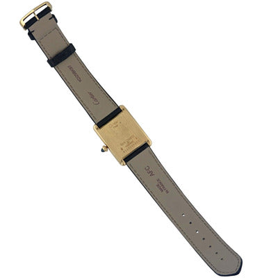 Rare 18kt Cartier Tank Louie Men's Watch Ref. 811002 with Second Hand