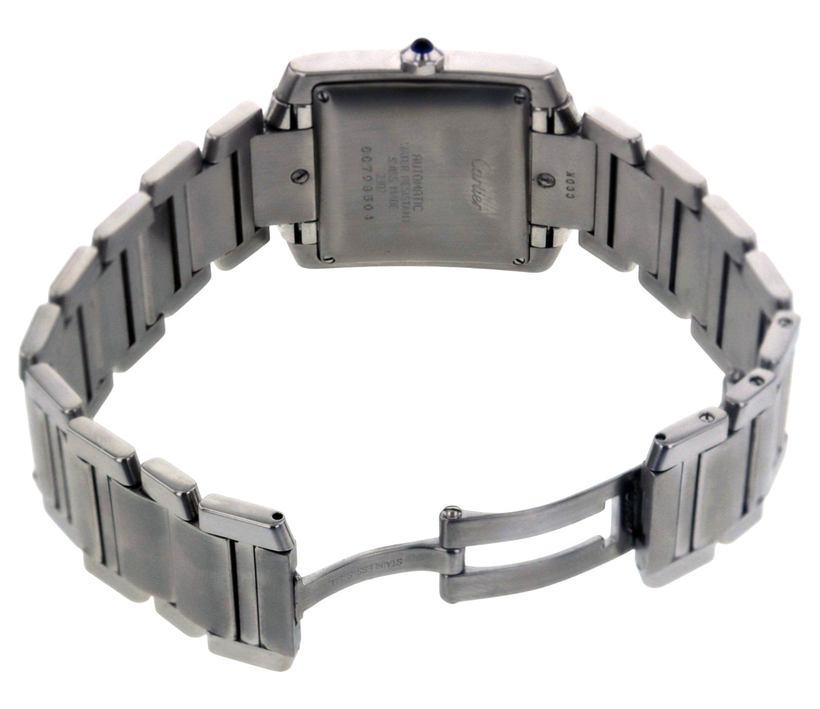 Cartier Tank Française LM Ref. 2302 Stainless Steel Automatic Box Included
