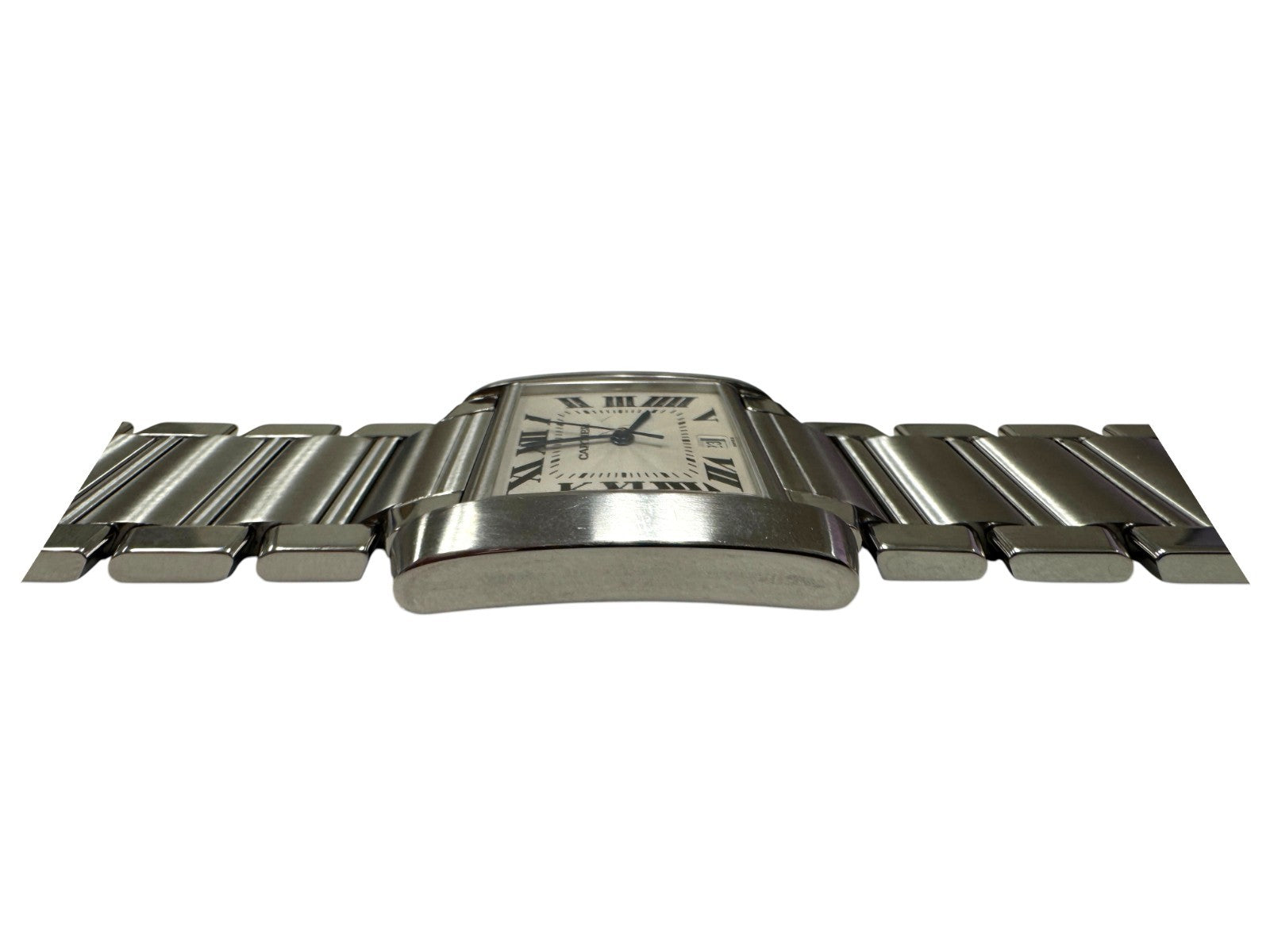Cartier Tank Française LM Ref. 2302 Stainless Steel Automatic Box Included