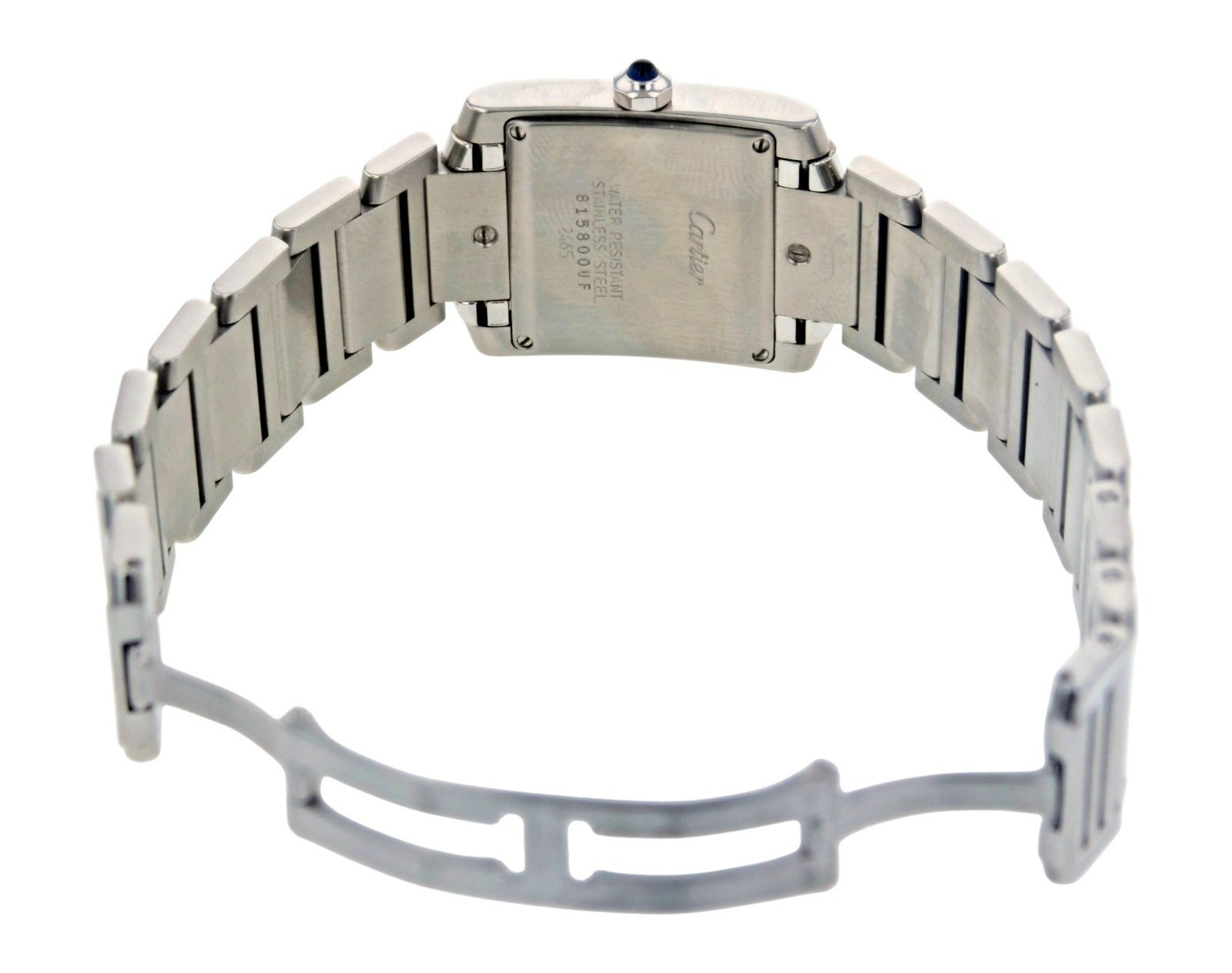 Cartier Tank Française Medium 2465 Stainless Steel Quartz Ladies Watch