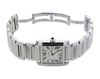 Cartier Tank Française Medium 2465 Stainless Steel Quartz Ladies Watch