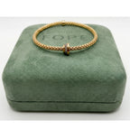 Fope Flexit 18k Rose Gold with Diamond set Rondel Bracelet
