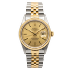 Rolex Oyster Perpetual Datejust Ref. 12633 Champagne Dial and Jubilee Bracelet