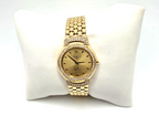 Rolex Cellini Ladies 18K Yellow Gold Diamond Bezel & Lugs Bracelet Watch