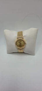 Rolex Cellini Ladies 18K Yellow Gold Diamond Bezel & Lugs Bracelet Watch