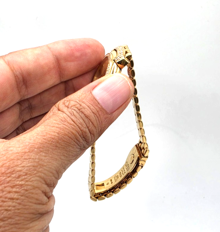 Rolex Cellini Ladies 18K Yellow Gold Diamond Bezel & Lugs Bracelet Watch