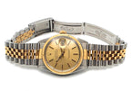 Rolex Datejust 16013 Men's Two Tone 18K Gold Steel Champagne Dial Jubilee