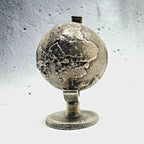 Gold Spartan .999+ Fine Silver Globe - Hand Poured Collectible | Reserve Edition