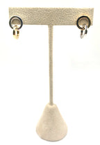 Tiffany & Co. 18K Yellow White Gold Interlocking Circle Drop Stud Earrings