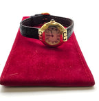 Vintage Cartier Ellipse 18K Yellow Gold Ladies 25mm Ref 1480 Leather Swiss