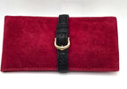 Vintage Cartier Ellipse 18K Yellow Gold Ladies 25mm Ref 1480 Leather Swiss