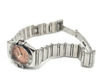 OMEGA Constellation Ladies Quartz Watch Salmon Dial Stainless Steel