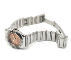 OMEGA Constellation Ladies Quartz Watch Salmon Dial Stainless Steel