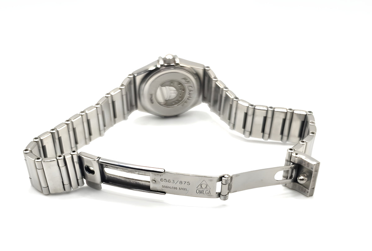 OMEGA Constellation Ladies Quartz Watch Salmon Dial Stainless Steel
