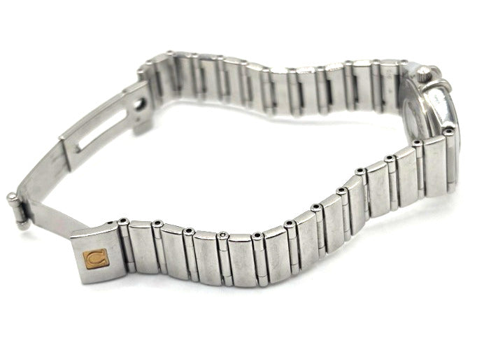 OMEGA Constellation Ladies Quartz Watch Salmon Dial Stainless Steel