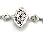 SARDA 925 Sterling Silver Blue Multicolor Gemstone Bracelet