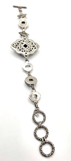 SARDA 925 Sterling Silver Blue Multicolor Gemstone Bracelet